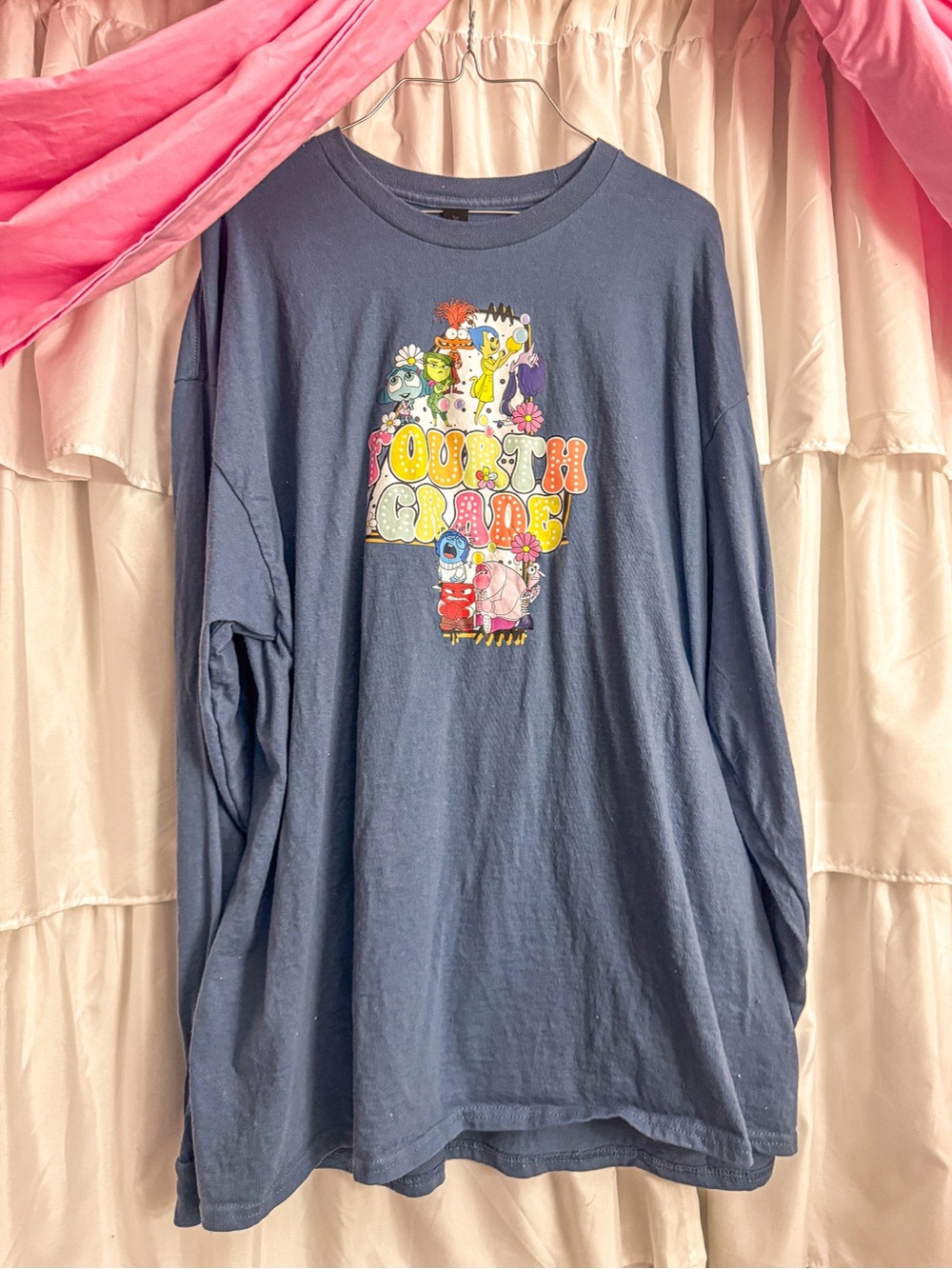 4th Fourth Grade Inside Out Teacher Tee